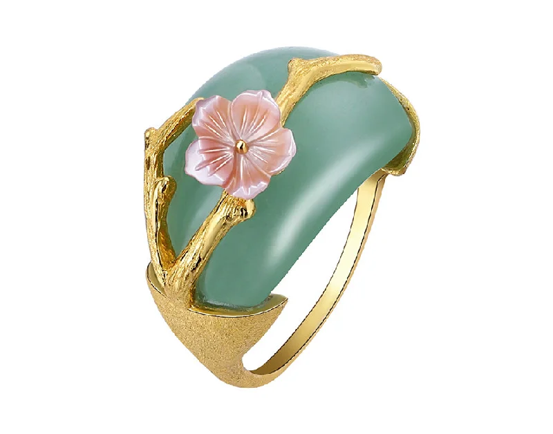 Spring band rings-Plum Blossom Ring II