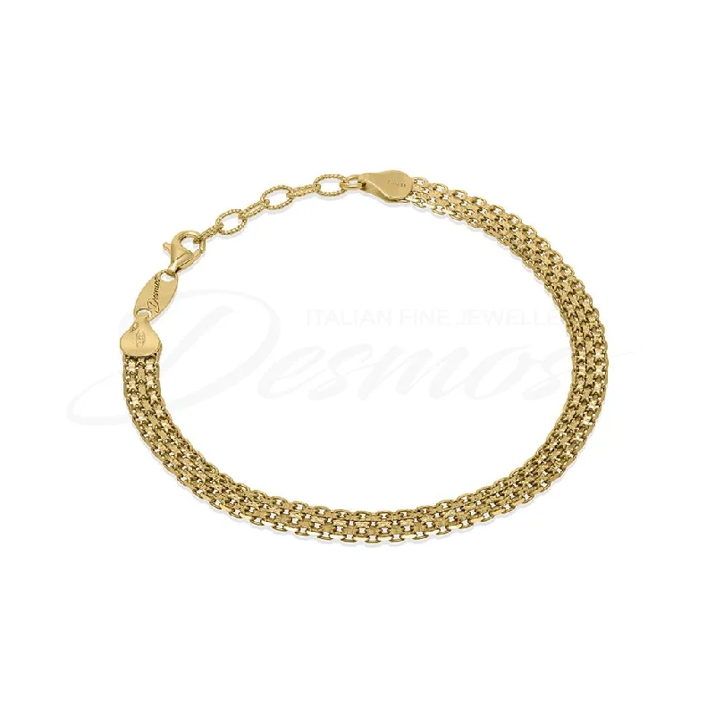 Dainty silver bangles-Desmos Mesh Bracelet