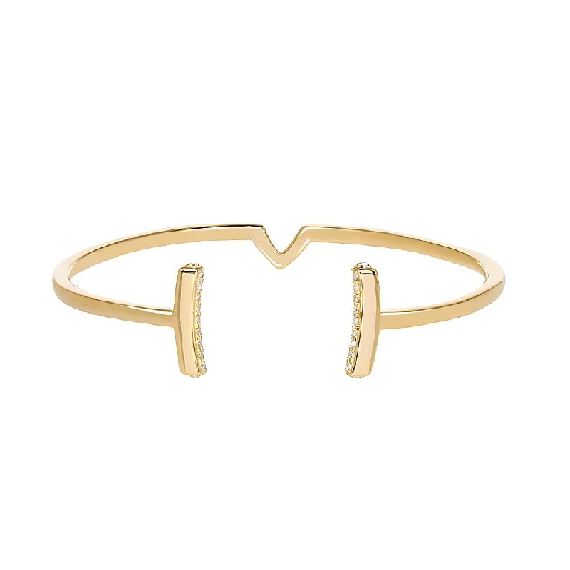 Layered chain bangles-Yellow Gold Bangle