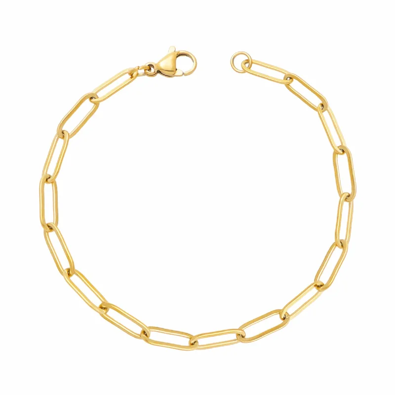 Dual-metal bangles-Mollie Bracelet