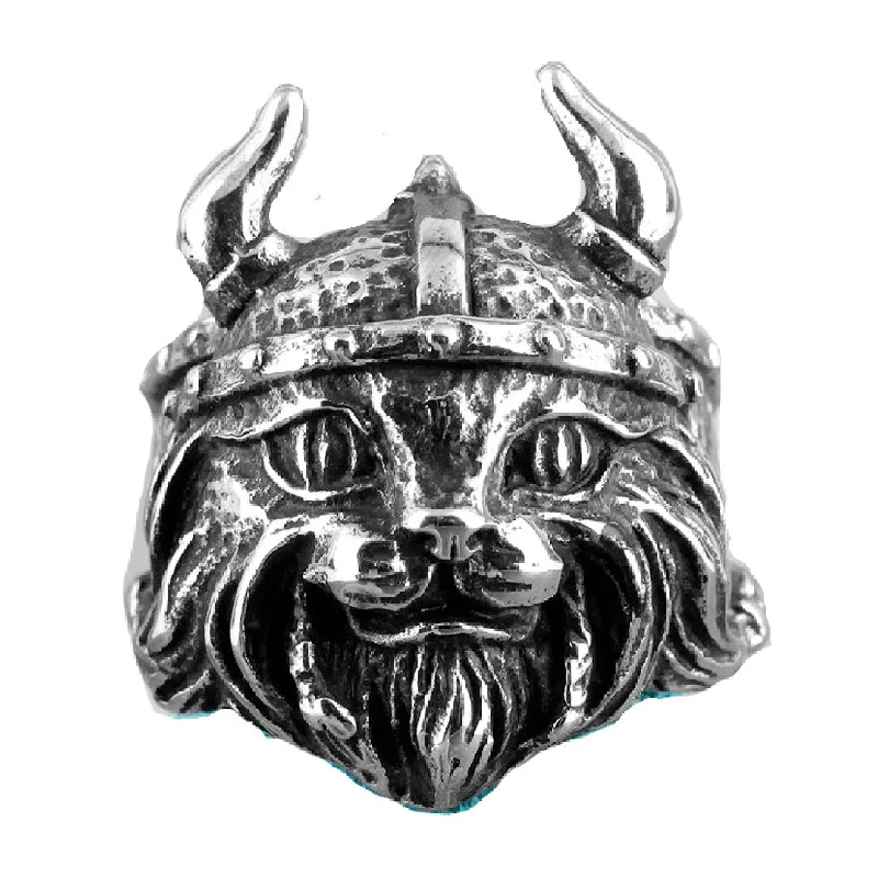 Solid gold rings-Warrior- the Warrior Cat Ring