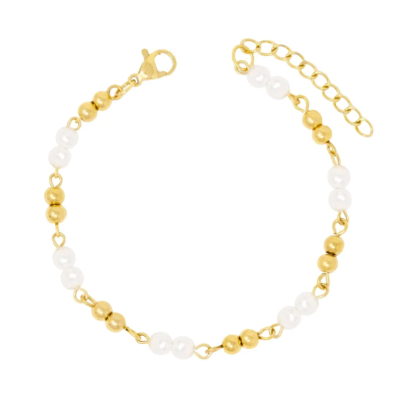 Owl motif bangles-Palmer Pearl Bracelet