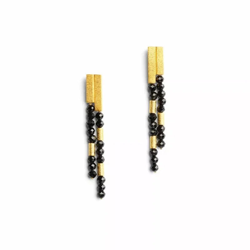 Surf design earrings-Bernd Wolf Yaneki Spinel Earrings