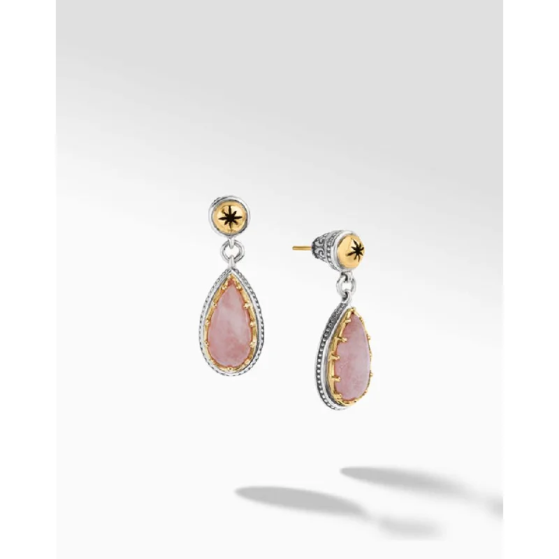 Multi-tier earrings-Konstantino Astria Morganite Doublet Earrings