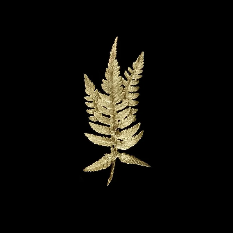 Bold gem brooch-Fern Brooch