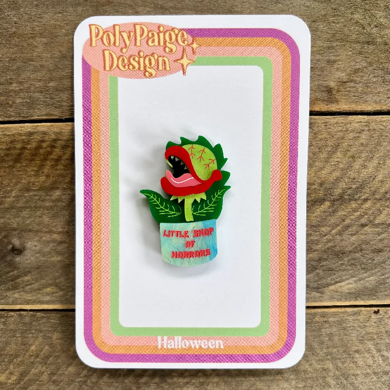 Quartz accent brooch-Audrey 2 Brooch