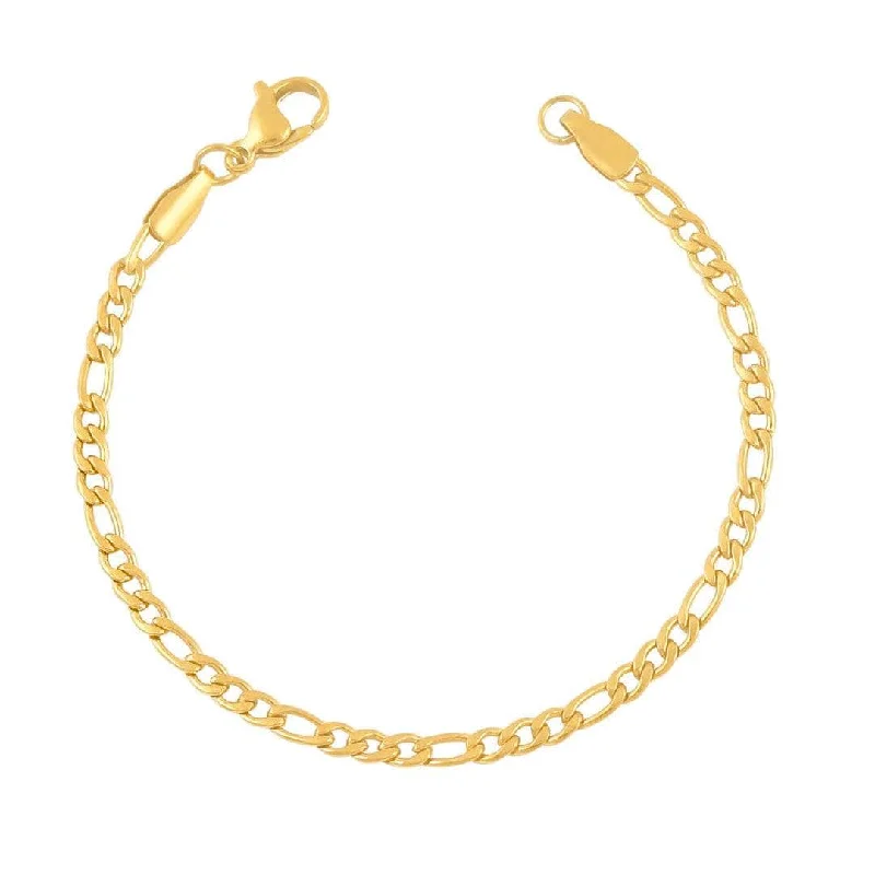 Woven cord bangles-Dainty Figaro Bracelet