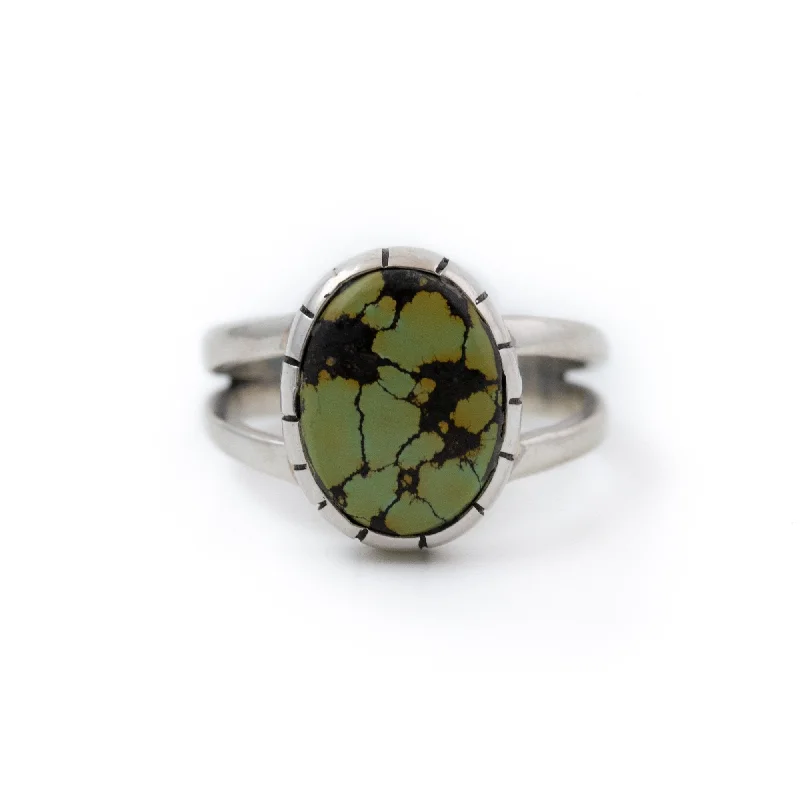 Bold druzy rings-Acid Green Hubei Ring