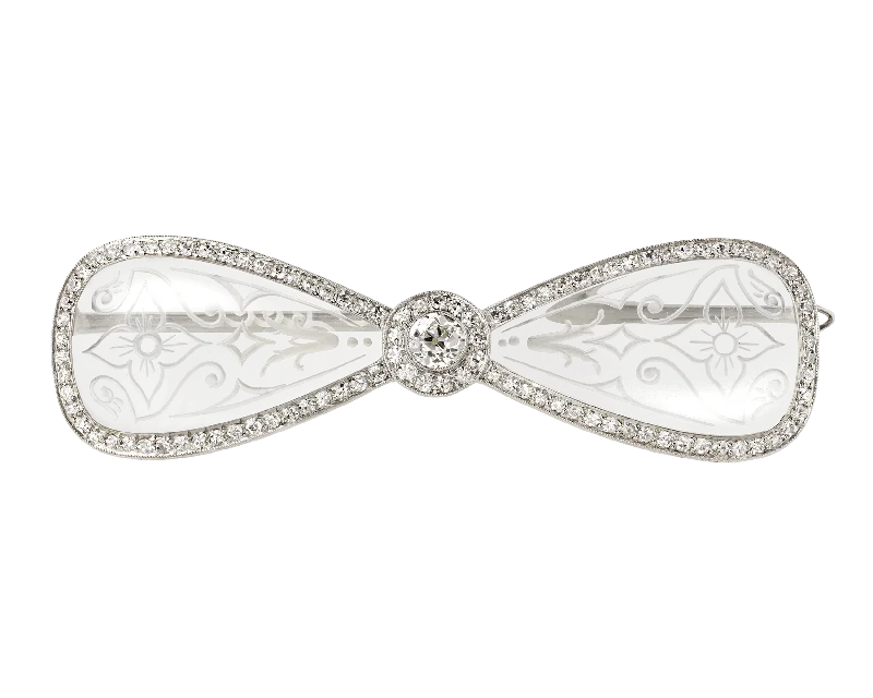 Reed motif brooch-Cartier Art Deco Brooch