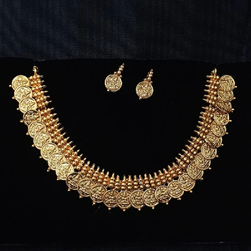 Astro charm necklaces-Manisha Jewellery Gold Plated Necklace Set