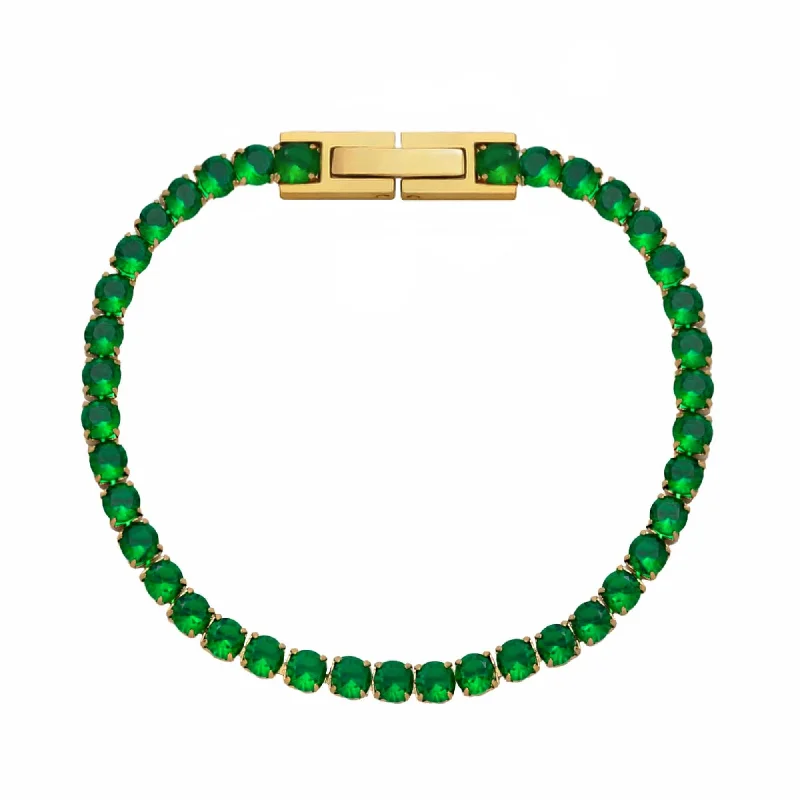 Spring clasp bangles-Devon Bracelet