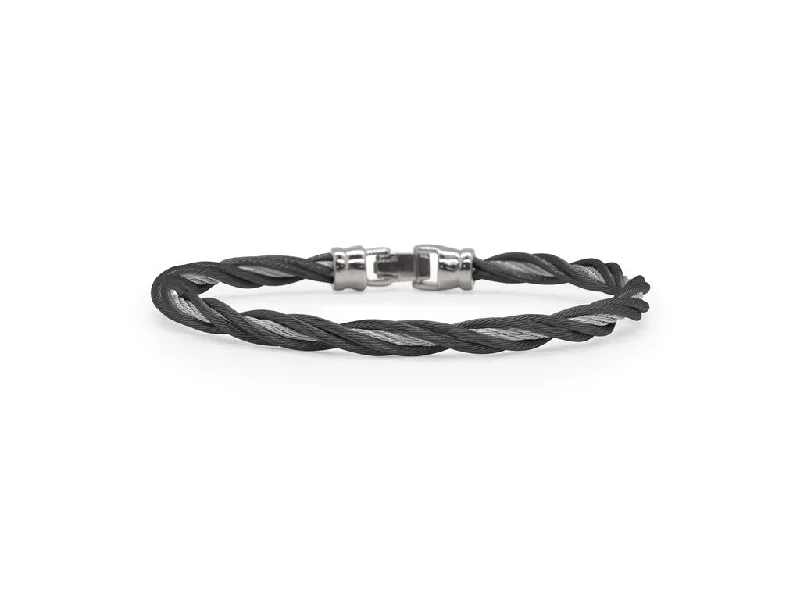 Light accent bangles-Alor Twist Cable Bracelet