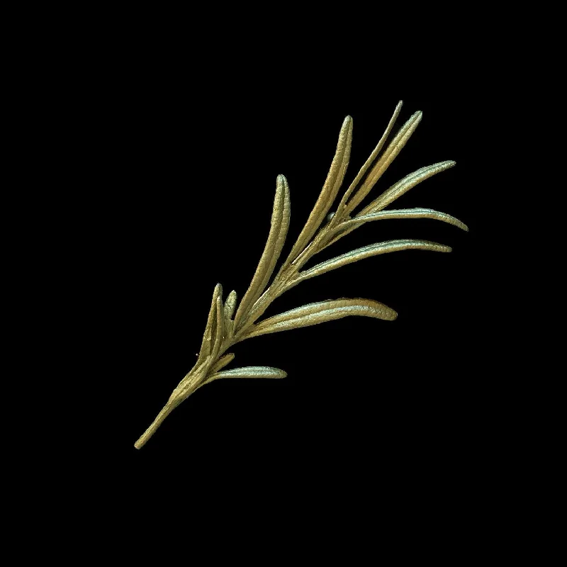 Matte texture brooch-Rosemary Brooch - Exclusive