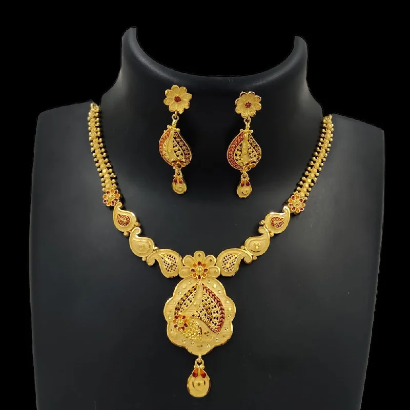 Tiered link necklaces-Pari Art Jewellery Forming Necklace Set