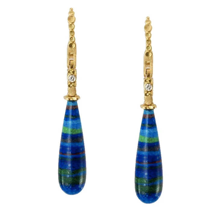 Simple gem earrings-Alex Sepkus Sticks and Stones Earrings - E-201MD