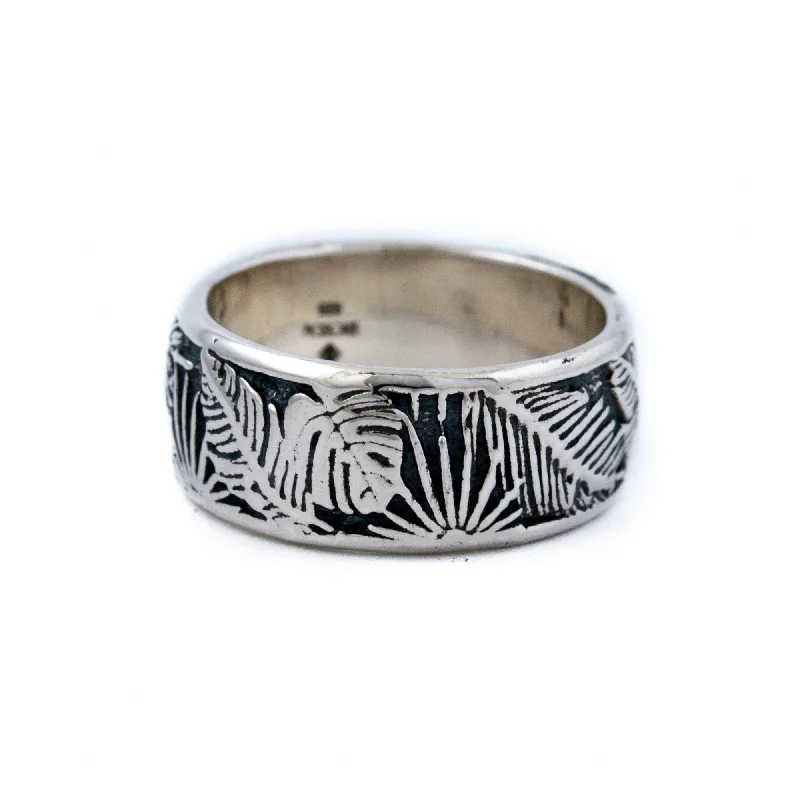 Open frame rings-Jungle Ring Band