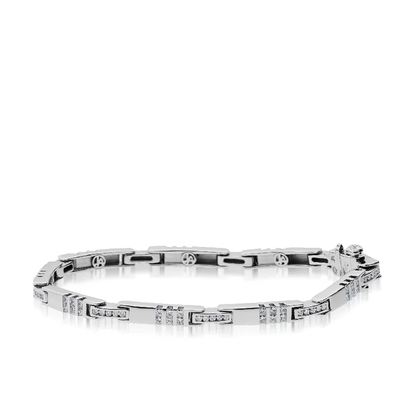 Oval shape bangles-Devotion 1.62 Carat Diamond Tennis Bracelet