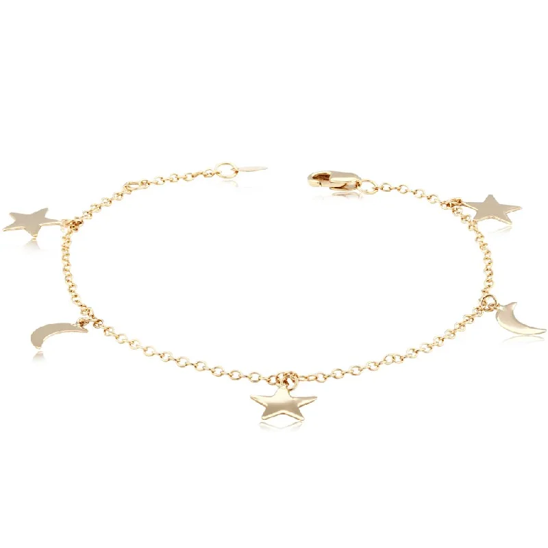 Nine-link bangles-Carla Celestial Adjustable Bracelet