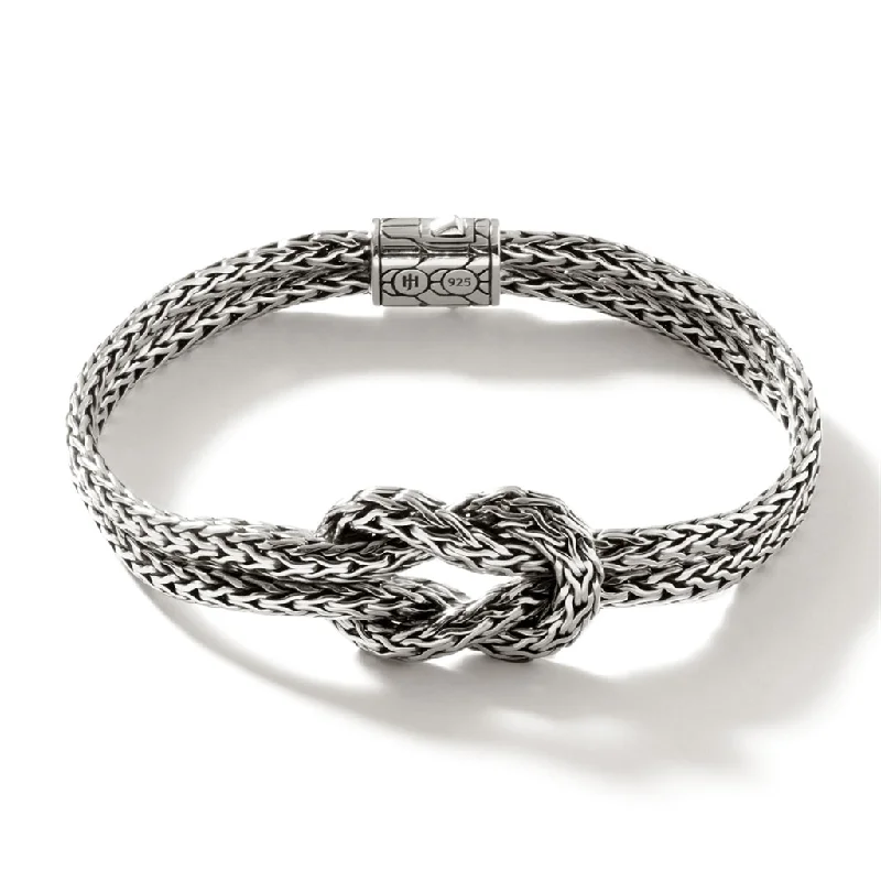 Matte link bangles-John Hardy Double Row Love Knot Bracelet