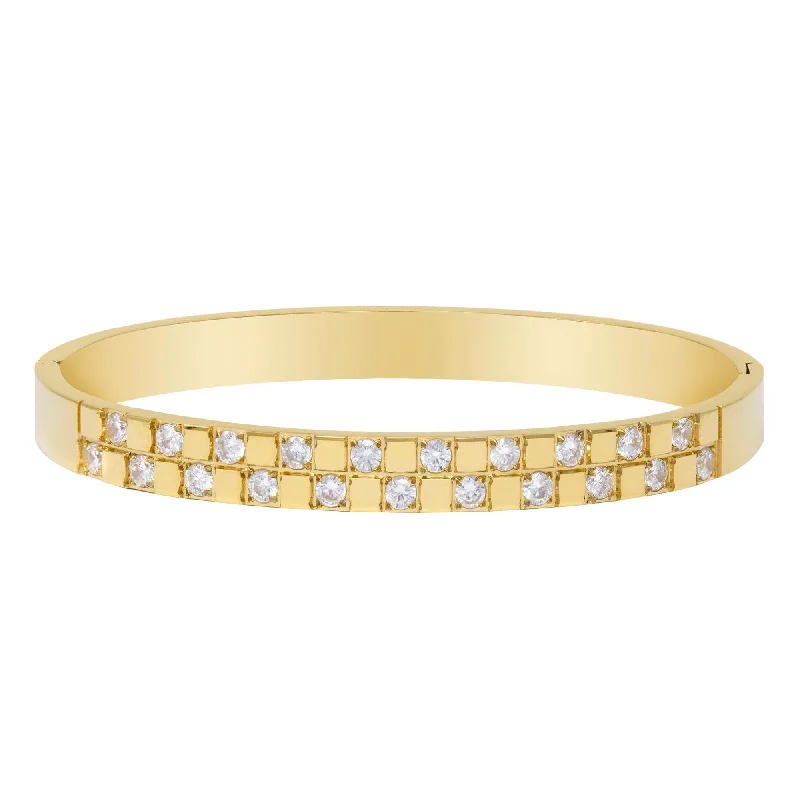 Luxe diamond bangles-Luminous Bracelet