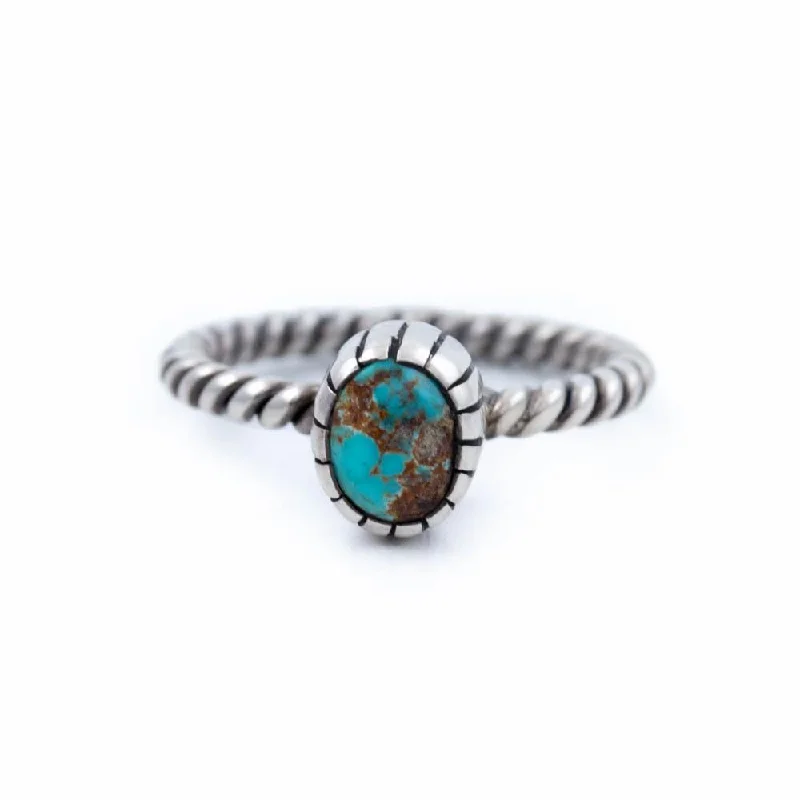 Quirky design rings-Bisbee Twist Rope Ring