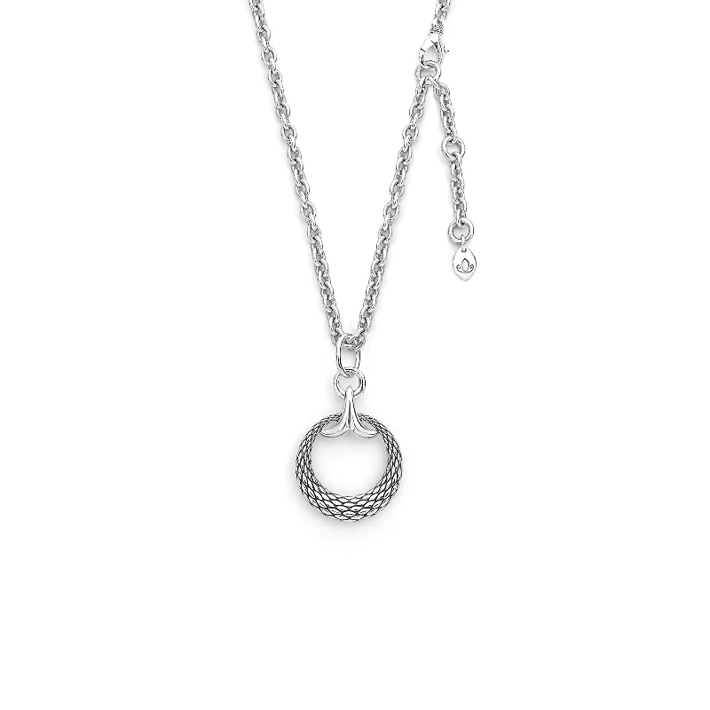 Woven cord necklaces-Capulet Pendant - Sterling Silver