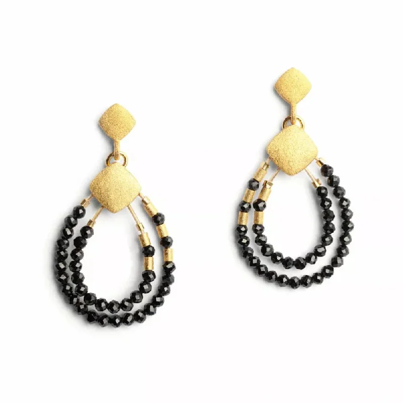 Bold statement earrings-Bernd Wolf Climini Spinel Earrings