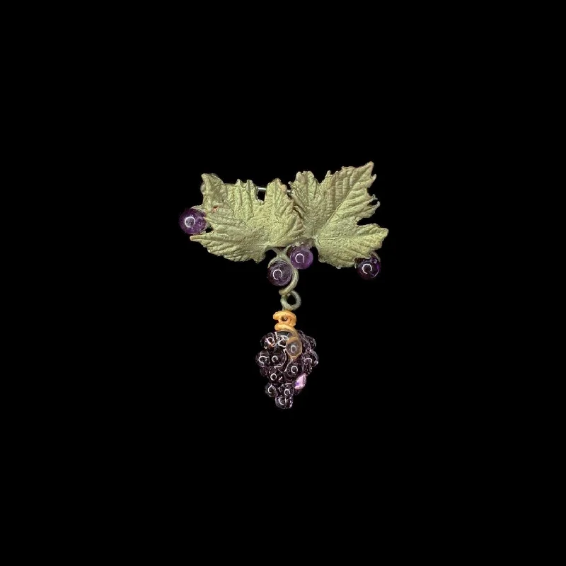 Retro flair brooch-Wild Grape Vine Brooch - Dainty